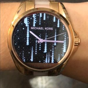 Michael Kors rose gold smart watch